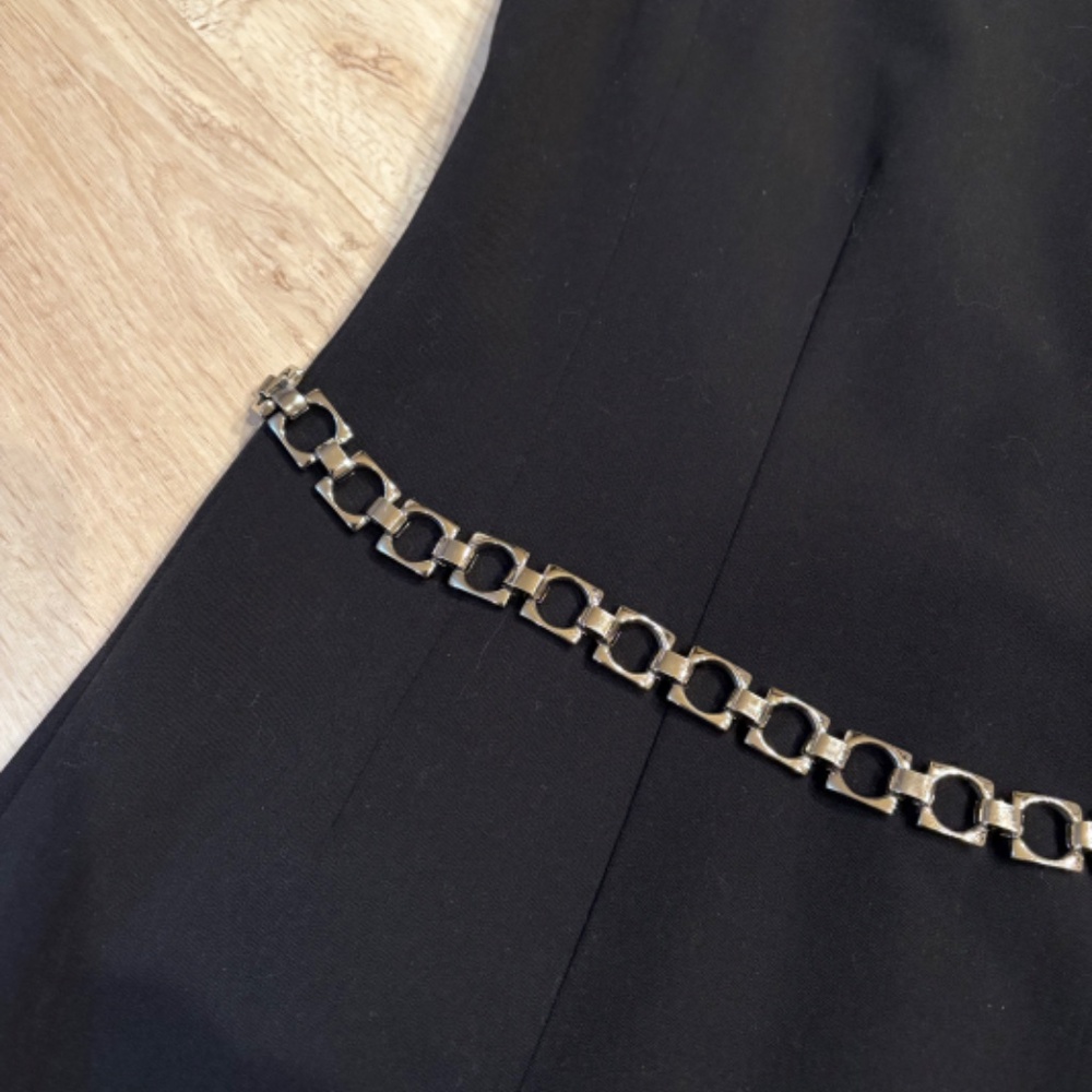 Cole Haan Silver chainlink belt